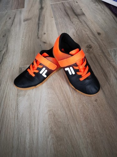 w.NEU`FILA`KinderJungenSneakerHalbSchuheFreizeitSportTurnSchwarzOrange32 - Bild 8 von 9