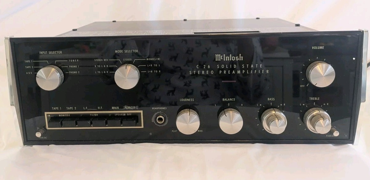 McIntosh C 26 マッキントッシュ　プリアンプ McIntosh C26 2-Channel Solid State Preamplifier