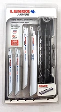 10 pc. Lenox Armor Power Arc Curved Bi-Metal Cutting Kit w/ Storage Case