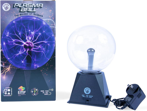 10-Inch Plasma Ball - Blue Plasma Globe Touch and Sound Sensitive - Nebula Thund - Picture 6 of 12