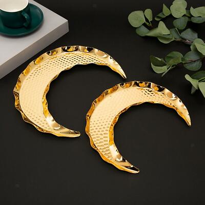Ramadan Serviertabletts Snack Dessert Schmuck Schale Tablett Aufbewahrung Tablett Organizer für
