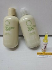 Image of PAUL MITCHELL TEA TREE Hemp Restoring shampoo & cond. 10oz each ONLY 1 STOCK 👈