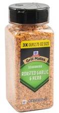 McCormick Grill Mates Roasted Garlic And Herb Seasoning, 9.25 Oz