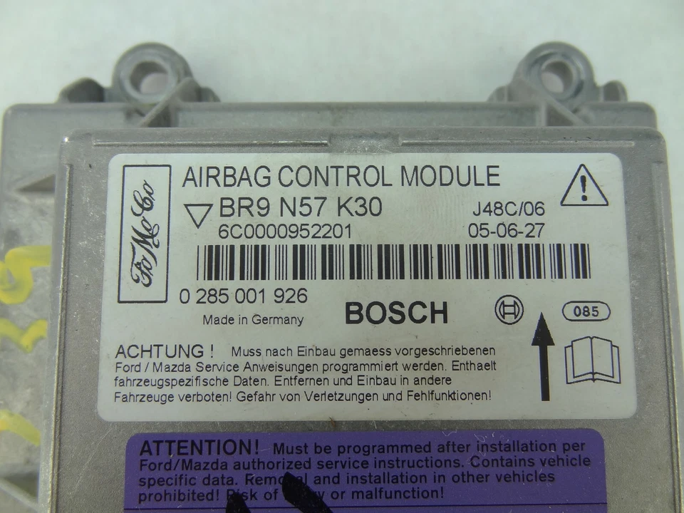 2006 Mazda 3 ABM ABC воздуха компьютер модуль сумка - Изображение 3 из 4