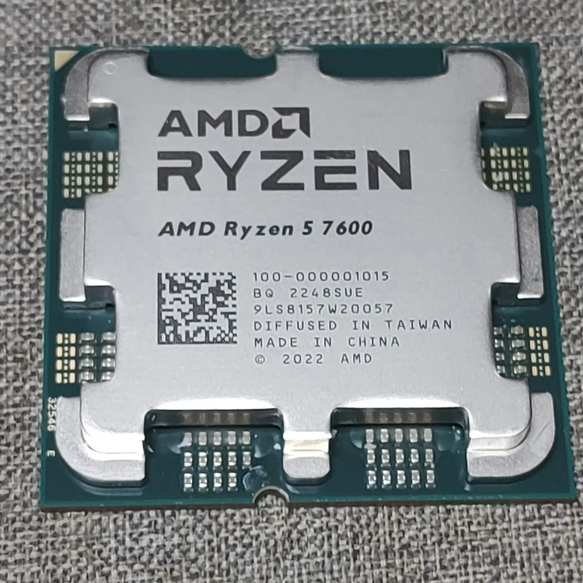 AMD Ryzen 5 7600 CPU 6Cores 12Threads Processors SocketAM5 65W DDR5 Desktop