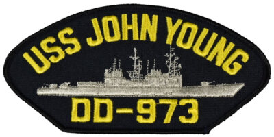 USS JOHN YOUNG DD-973 SHIP PATCH - GREAT COLOR - Veteran Owned Business