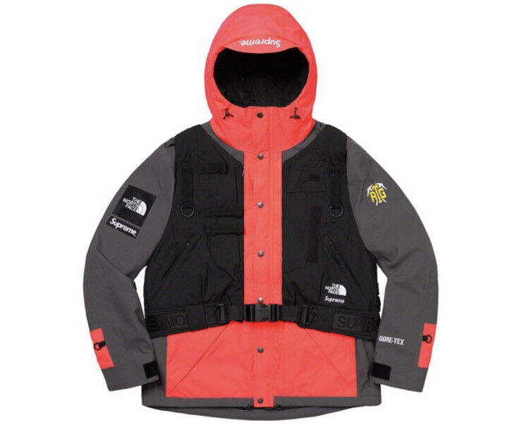 Supreme SS20 TNF RTG Jacket + Vest Bright Red Size Medium Supreme SS20 TNF RTG Jacket + Vest Bright Red Size Medium