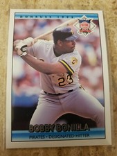 Donruss 1992 Bobby Bonilla Baseball Card Error