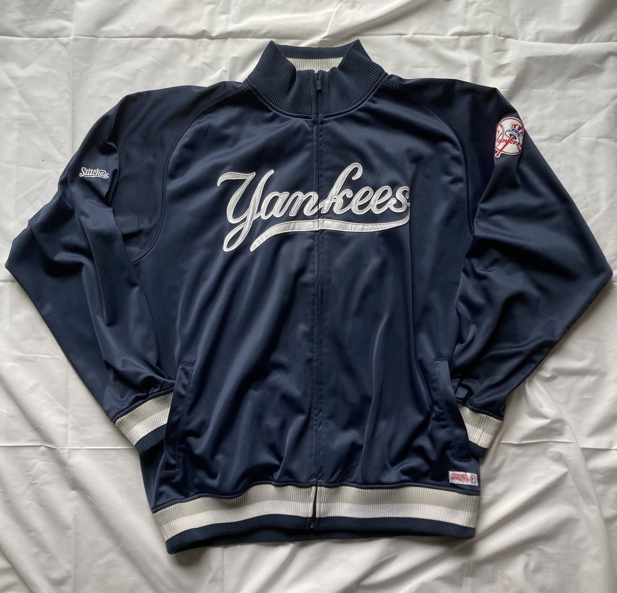 New York Yankees ジャケット XL Adidas New York NY Yankees Windbreaker Men's XL Full Zip
