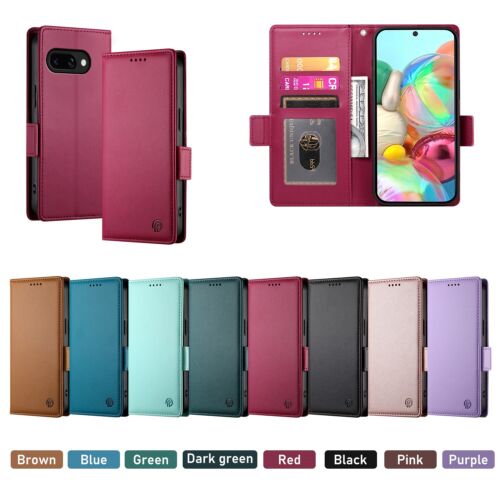 For Google Pixel 9 Pro XL 8 Pro 7A New Magnetic Card Pocket Wallet Phone Cover