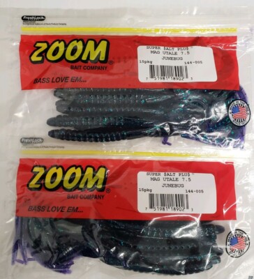 2-ZOOM MAGNUM U-TALE 7.5'' 144-284 JUNEBUG 2 x 15 pks  | B4