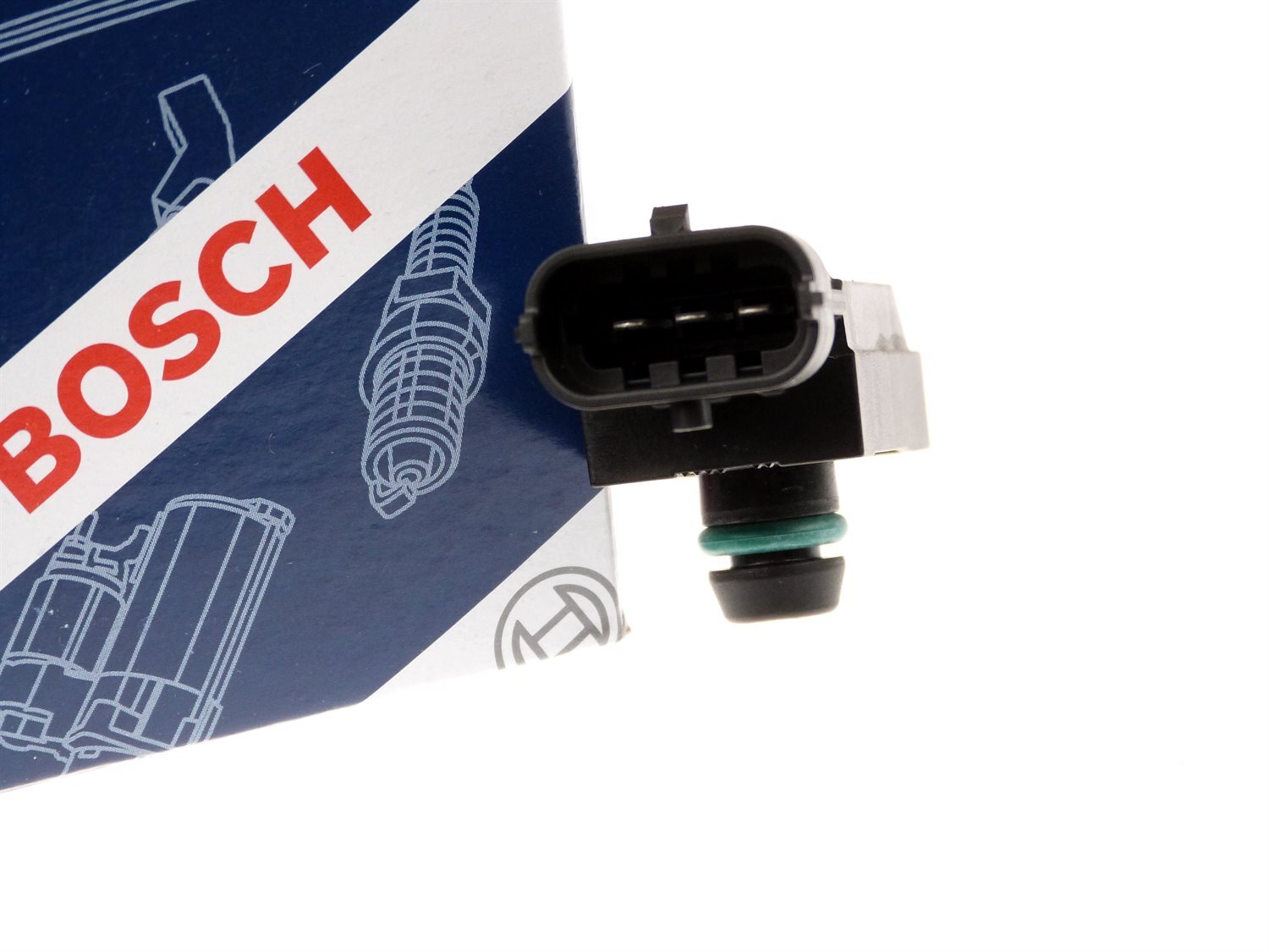 Original BOSCH 300 kPa Ladedruck MAP Sensor 3PIN ABARTH 500 PUNTO 1.4