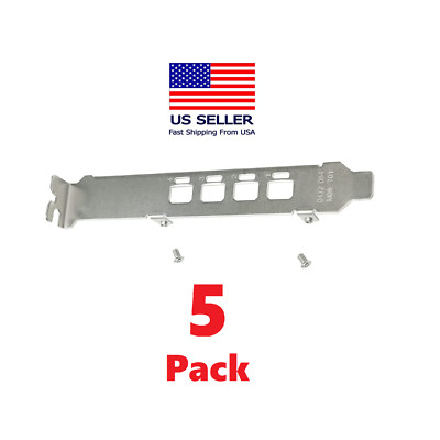5pcs Full Size Bracket for NVIDIA Quadro K1200 NVS510 P400 P1000 P620 T600 T1000