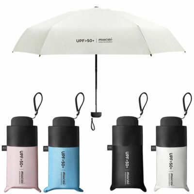 Mini Umbrella Anti-UV Pocket Rain Women Windproof Durable