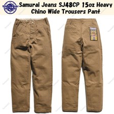 Samurai Jeans SJ48CP 15oz Heavy Chino Wide Trousers Pant