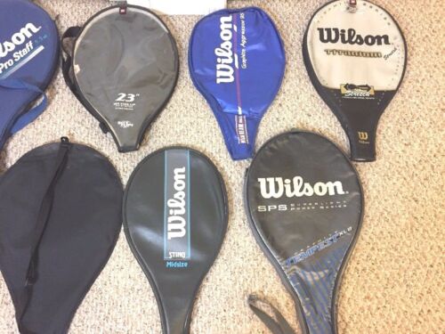 Wilson Bag Case Cover for Tennis Racquet Racket Bags Cases Covers Protect Frame - Picture 3 of 12