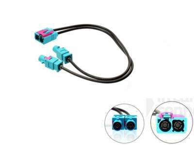 Phantom Adattatore Antenna Doppio FAKRA- DIN 150OHM per VW SEAT SKODA