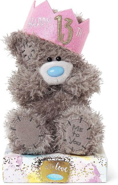 Me To You 13th Birthday Tatty Teddy Bear With Party Hat - Official Collection...