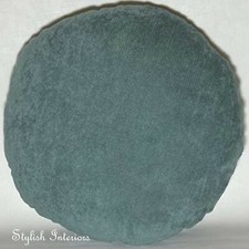 Handmade Round Fernando Suede-Like Cushion Cover Circle Bed Sofa PillowCase
