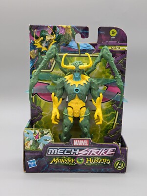 Hasbro Marvel Avengers Mech Strike Monster Hunters Loki Action Figure