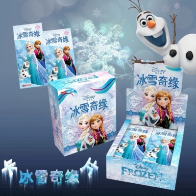 Disney Frozen Anime Peripherals Collection Trading Card Elsa Booster Box Sealed