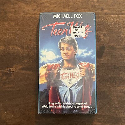 Teen Wolf- VHS Cassette Sealed NEW 1992 Good times Original Vintage