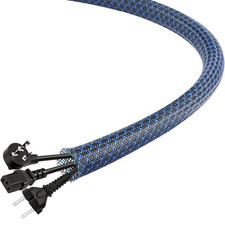 25Ft-1inch PET Expandable Braided Wire Sleeving,Wire Loom Cable Sleeve for TV...