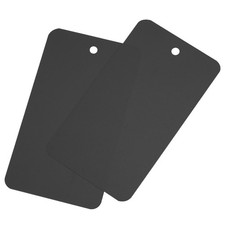 Waterproof Wires Plastic Shipping Tags,1.97x3.54 Inch Black 50pcs