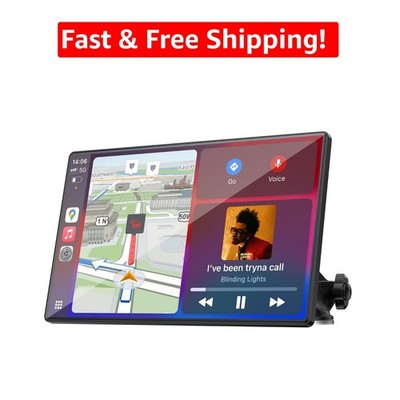 9'' Wireless CarPlay & Android Auto with Enhanced Audio Outputs and Grip Mount