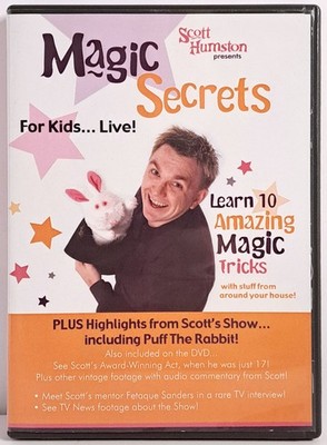 Magic Secrets For Kids Live! Scott Humston ~ Dvd Magic Trick Instruction 
