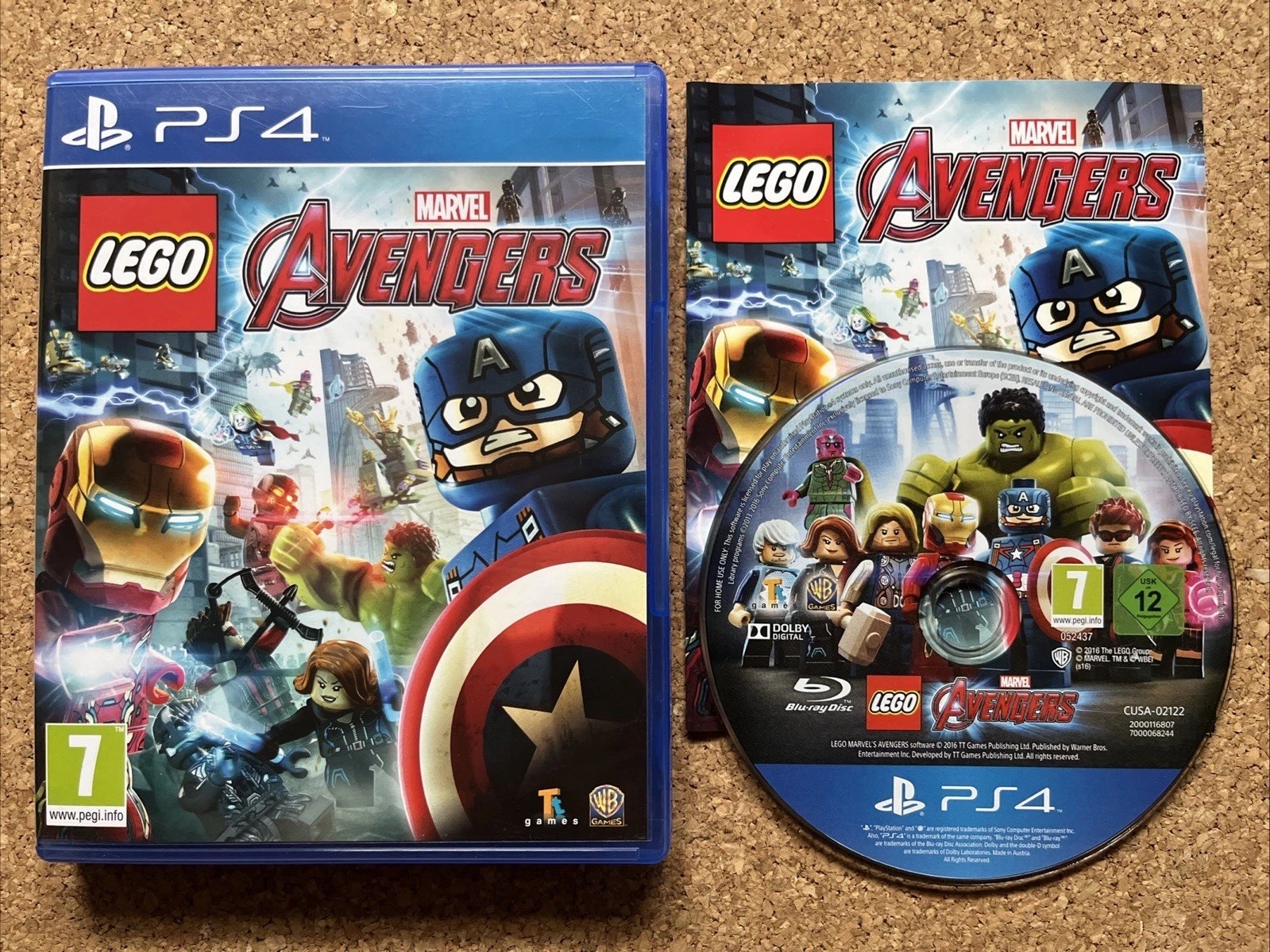 LEGO MARVEL  AVENGERS   (PS4) | Complete With Manual | PAL