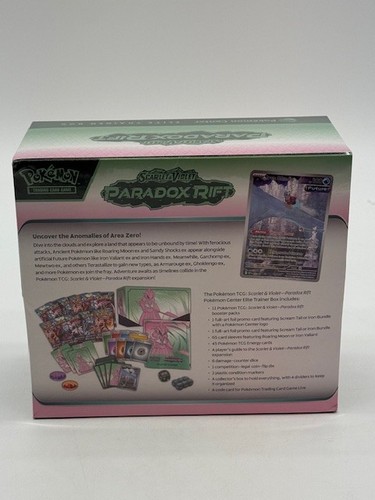 Pokemon Center Paradox Rift Elite Trainer Box (Iron Valiant Version) SEALED - Bild 3 von 6