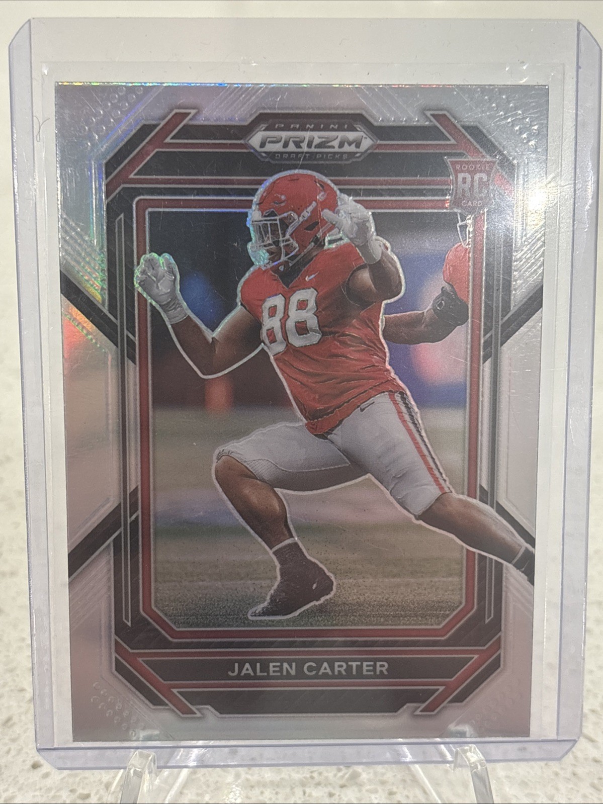 2023 Panini Prizm Draft Picks - Jalen Carter #163 Silver Prizm (RC)