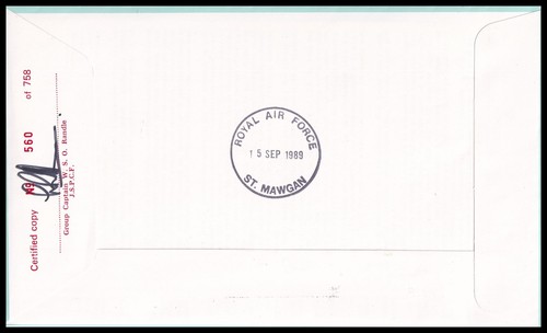 Battle of Britain Hurricane Ace Wg.Cdr BUNNY CURRANT DSO DFC* Signed RAF Cover - Picture 5 of 5