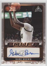 2021-22 Leaf Pro Set Power Base Auto Gabe Brown #BA-GB1 Auto 0z91