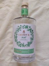 EMPTY Bottle CEDER'S  Distilled Non Alcoholic 500 ml 0% alcohol & sugar
