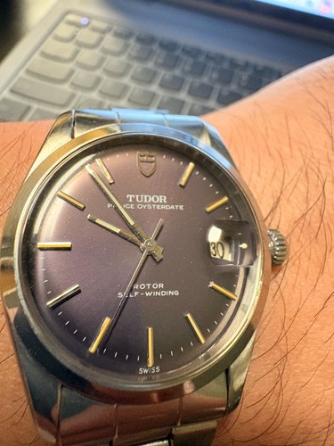 Tudor Prince Oyster Date Rotor Self Winding 7966/0 Watch. 34mm W bracelet