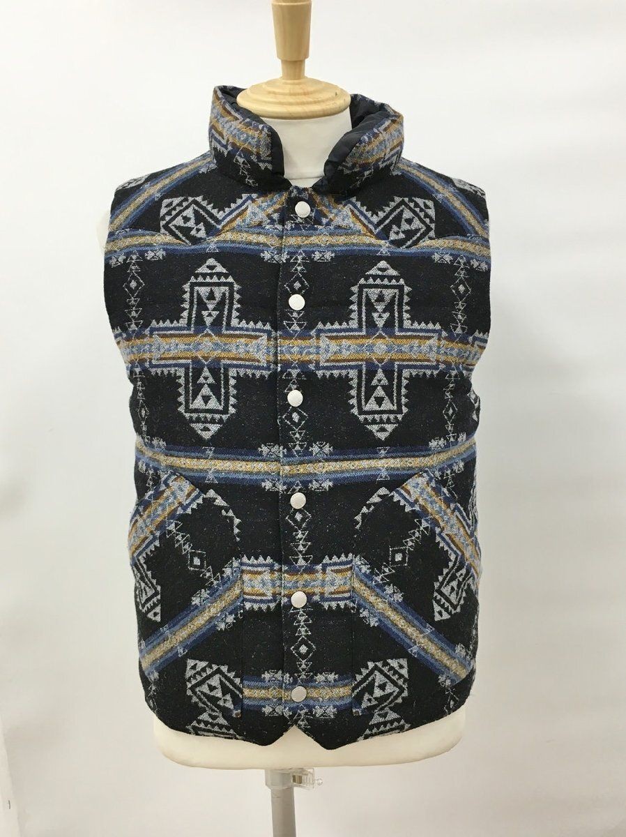 Pendleton Down Vest Native Pattern Black Japan B