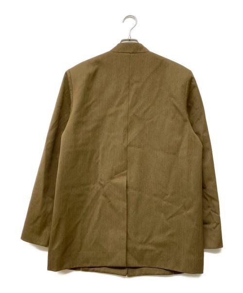 digne                    collarless jacket olive - image 2