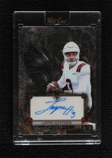 2024 Wild 7 Card Studs Wave Surfer Silver Rainbow Foil /3 Layne Hatcher Auto 4o1