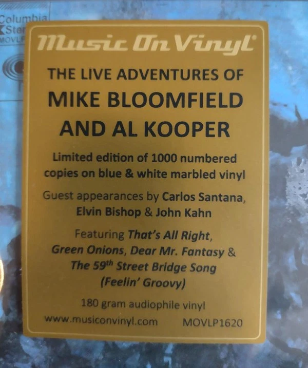 Mike Bloomfield And Al Kooper The Live Adventures Of Mike Bloomfield And Al Koop - Image 3 of 3