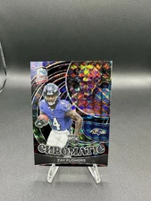 2023 Zay Flowers Spectra Chromatic Interstellar /50 RC Ravens