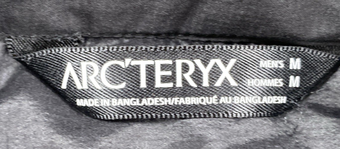 ARC'TERYX Gilet Arc’teryx Atom LT full zip nero leggero uomo medio