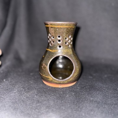 Vintage Beleg verziert 12 cm Taena Studio Keramik Windlicht/Teelichthalter.
