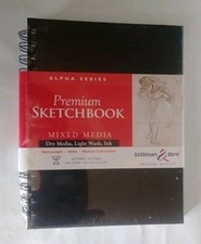 STILLMAN BIRN ALPHA SERIES WIREBOUND PREMIUM SKETCHBOOK 6 x 8 - 150 gsm