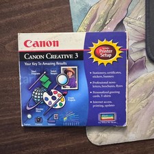 Canon Creative 3 Software Your Key To Amazing Results Includes Printer Setup CD
