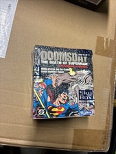 1992 SKYBOX DOOMSDAY THE DEATH OF SUPERMAN CARDS FACTORY SEALED BOX MINT COND.