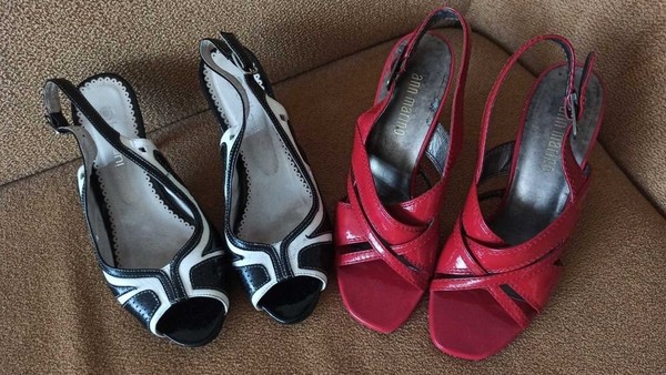 Women Heels Leather 37 #H7VK