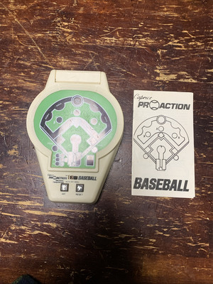 Vintage Baseball Caprice Pro Action Electronic Handheld Game System
