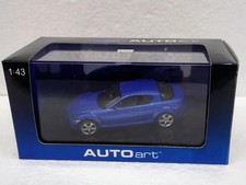 AUTOart Mazda RX-8 Blue 1/43 Diecast Sports Car Model Case